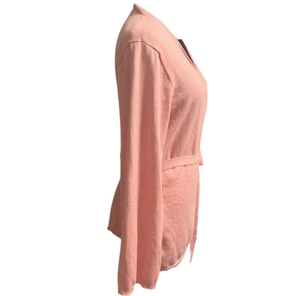 J.Crew Mercantile Pink Wrap Cardigan Sweater L - Picture 2 of 8